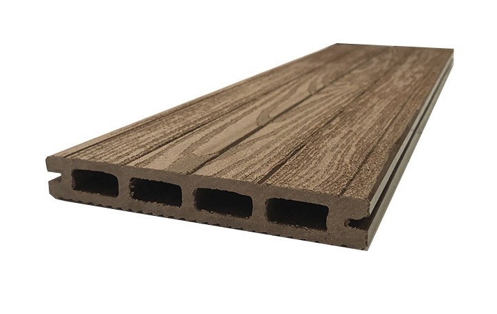 Доска террасная ДПК NanoWood «Lite» Derevo двусторонняя - Шоколад 140×20 см купить в Анапе
