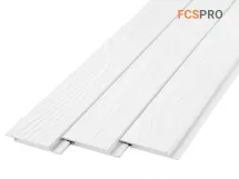 Фиброцементный сайдинг FCSPRO Click Shtil F01 (Белый минерал)