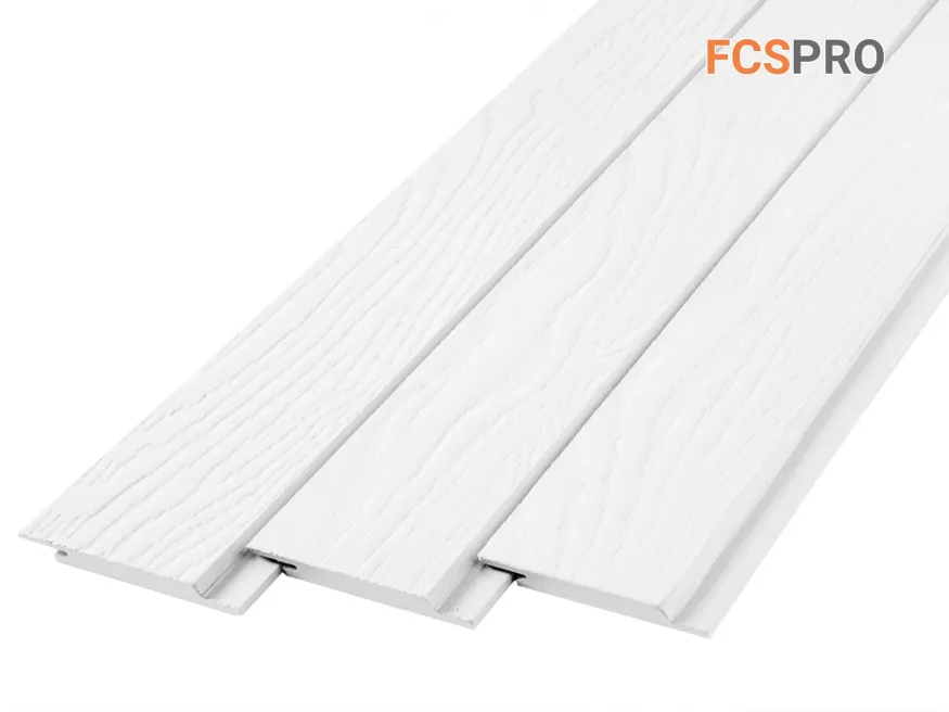 Фиброцементный сайдинг FCSPRO Click Shtil F01 (Белый минерал) купить в Анапе