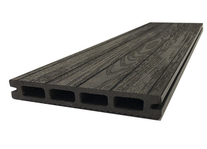 Доска террасная ДПК NanoWood «Lite» Derevo двухсторонняя - Антрацит 140×20 см купить в Анапе