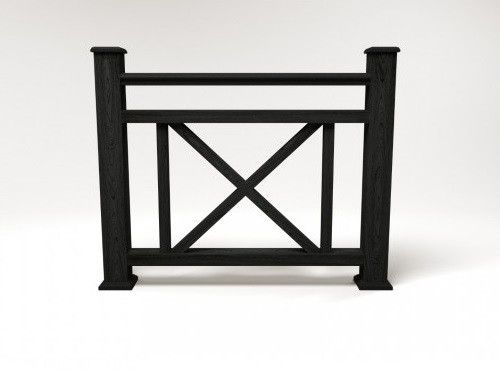 Ограждение из древесно-полимерного композита FG2 кварц купить в Анапе