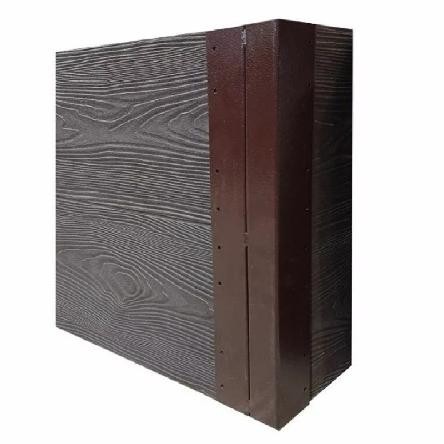 Доска для грядок NauticPrime EstheticWood 3D в цвете Венге, размер 445х35х2950 мм купить в Анапе