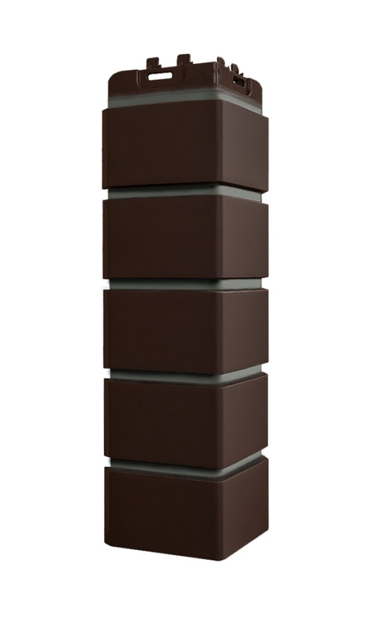 Угол Grand Line, Клинкерный кирпич Design, Цвет Шоколад. купить в Анапе