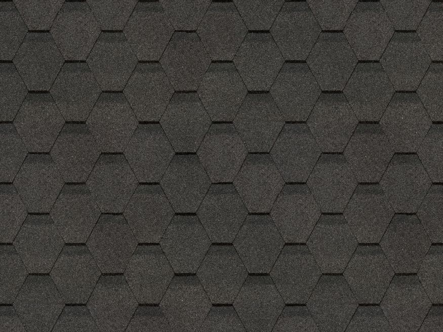 Гибкая черепица Docke Original, Шестигранник, Серый купить в Анапе