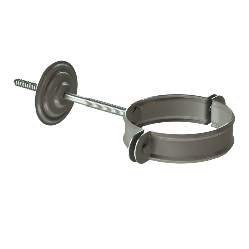 Хомут для водосточной трубы Docke Stal Premium, цвет графит купить в Анапе