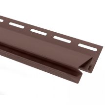 Угол внутренний коричневого цвета для сайдинга