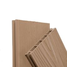 Террасная доска Экодекинг Титан 3D, Карамель