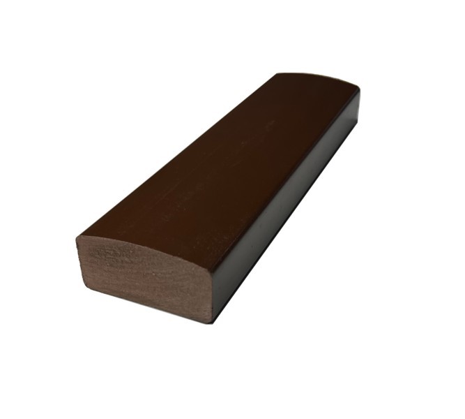 Лавочный брус Ecodecking Некст глянцевый шоколадный, полнотелый. купить в Анапе