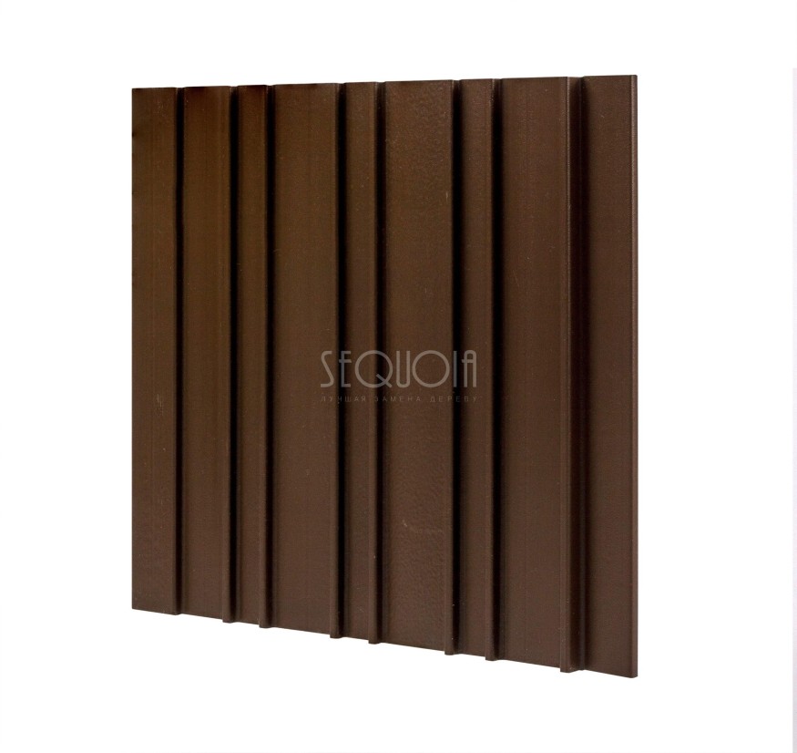 Доска фасадная SEQUOIA co-extrusion Коричневая купить в Анапе