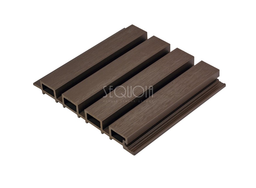 Доска фасадная SEQUOIA co-extrusion Коричневая купить в Анапе