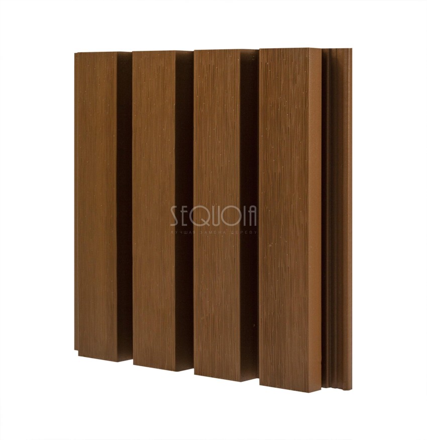 Доска фасадная SEQUOIA co-extrusion Светло-коричневая купить в Анапе