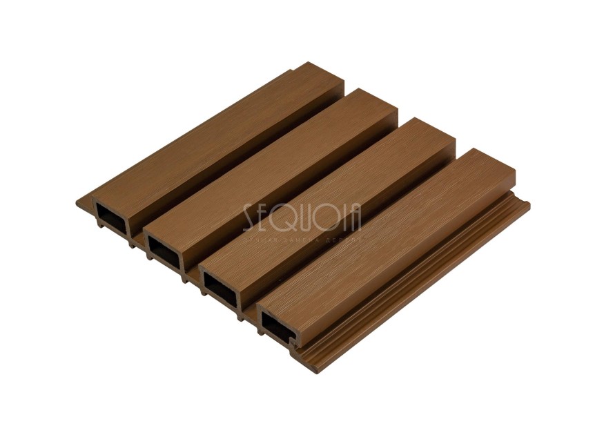 Доска фасадная SEQUOIA co-extrusion Светло-коричневая купить в Анапе