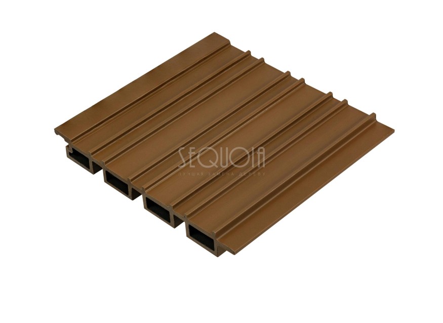 Доска фасадная SEQUOIA co-extrusion Светло-коричневая купить в Анапе