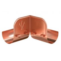 Угловой ограничитель перелива Aquasystem, медь 125/90