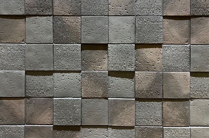 Фиброцементные панели КАНЬОН коллекция 3D-МОЗАЙКА 45 купить в Анапе
