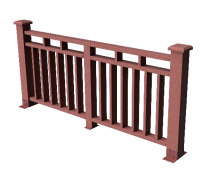 Декоративное ограждение из ДПК GRINDERDECO Европа мербау