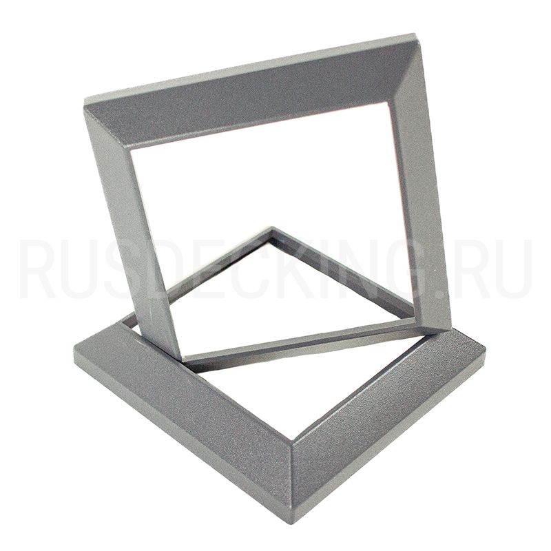 Рамка столба ограждения RusDecking Unodeck Серый купить в Анапе