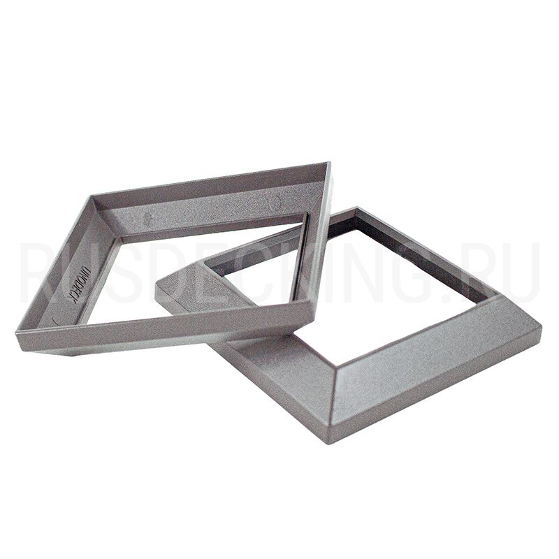 Рамка столба ограждения RusDecking Unodeck Серый купить в Анапе