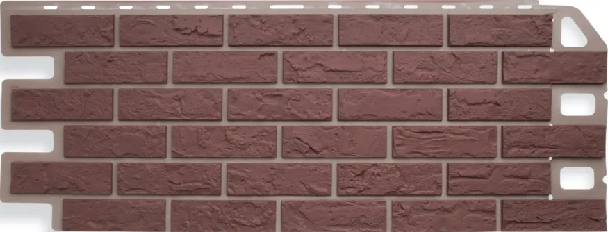 Фасадная панель Альта-профиль Кирпич Красный купить в Анапе