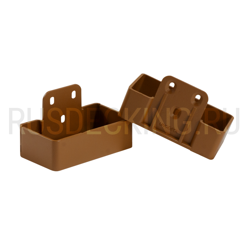 Комплект крепления перил прямое RusDecking Unodeck Орех купить в Анапе
