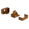 Комплект крепления перил прямое RusDecking Unodeck Орех купить в Анапе
