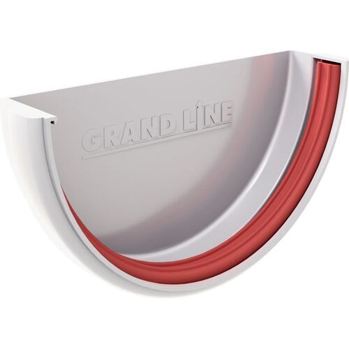 Заглушка для желоба Grand Line, белого цвета. купить в Анапе