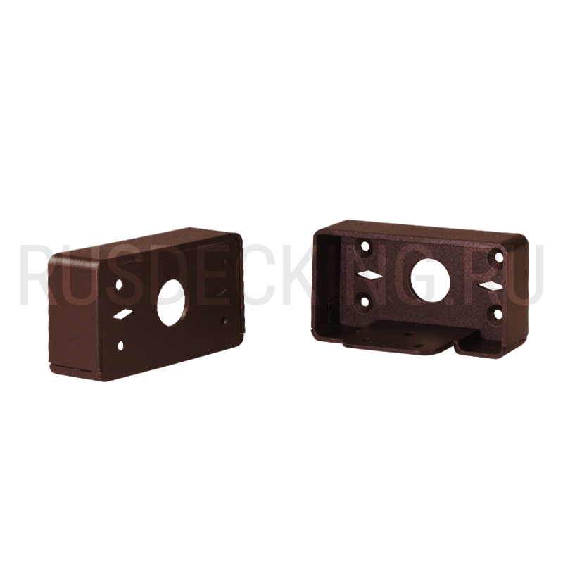 Комплект крепления перил прямое RusDecking Unodeck Венге купить в Анапе