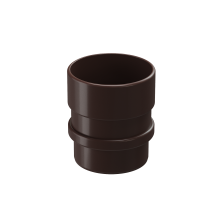 Муфта соединительная для водостока Docke Lux, Шоколад