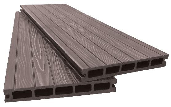 Террасная доска ДПК 3D AYTECHPLAS 160x22 шоколадная купить в Анапе