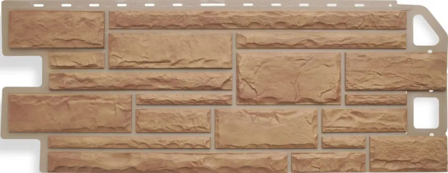 Фасадная панель Альта-профиль Камень Бежевый купить в Анапе