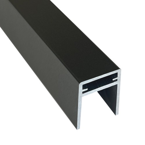 Алюминиевый П-профиль EasyDecking Черное дерево купить в Анапе