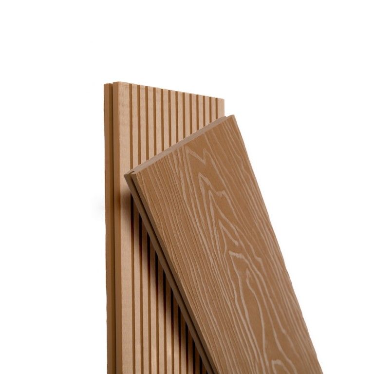 Террасная доска Экодекинг Топ полнотелая, Бронза купить в Анапе