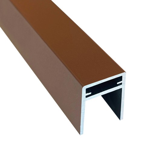 Алюминиевый П-профиль EasyDecking Коричневый купить в Анапе