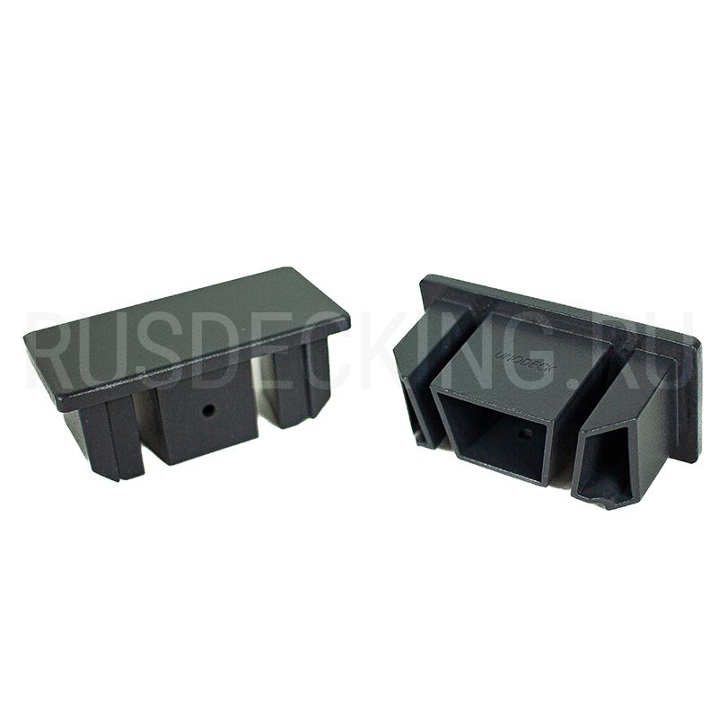 Заглушка для перил торцевая RusDecking Unodeck Графит купить в Анапе