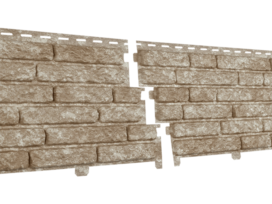 Фасадные панели Ю-Пласт, Stone House Quartzite, Светлый Бежевый купить в Анапе