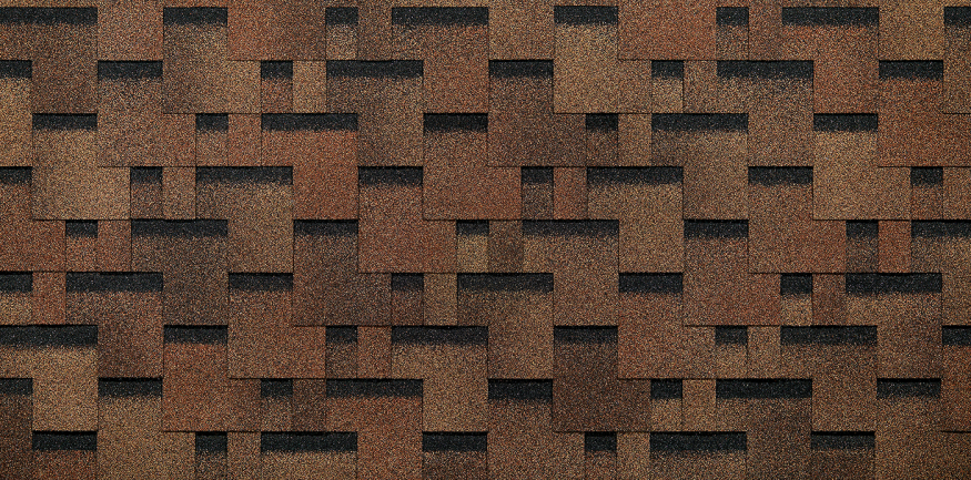 Гибкая черепица EURASIA Docke, Лабиринт, Светло-коричневый купить в Анапе