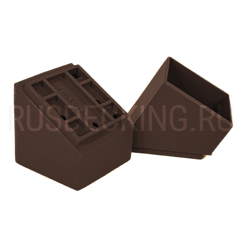 Крепление балясины наклонное RusDecking Unodeck Венге купить в Анапе