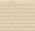 Фасадная панель Доломит в цвете Шампань, имитация кирпича. купить в Анапе