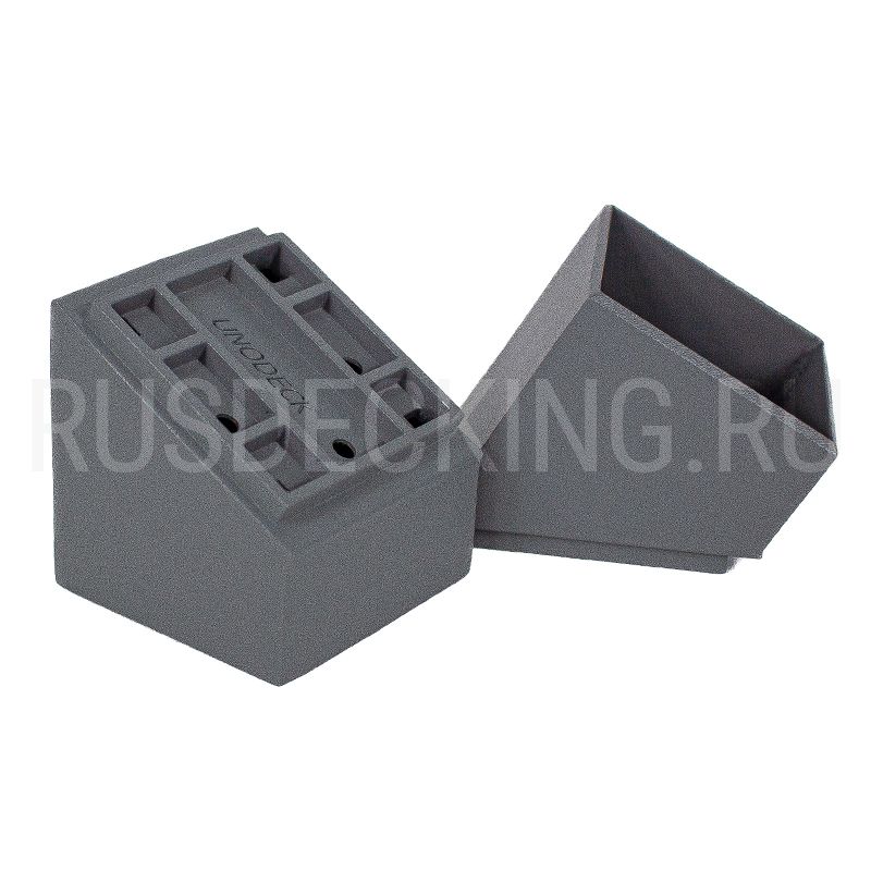 Крепление балясины наклонное RusDecking Unodeck Серый купить в Анапе