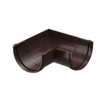 Угол желоба 90˚ Docke Premium, цвет Шоколадный.