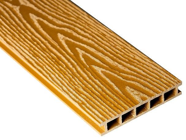 Террасная доска Faynag Premium PINO 3D в цвете Тик из ДПК купить в Анапе