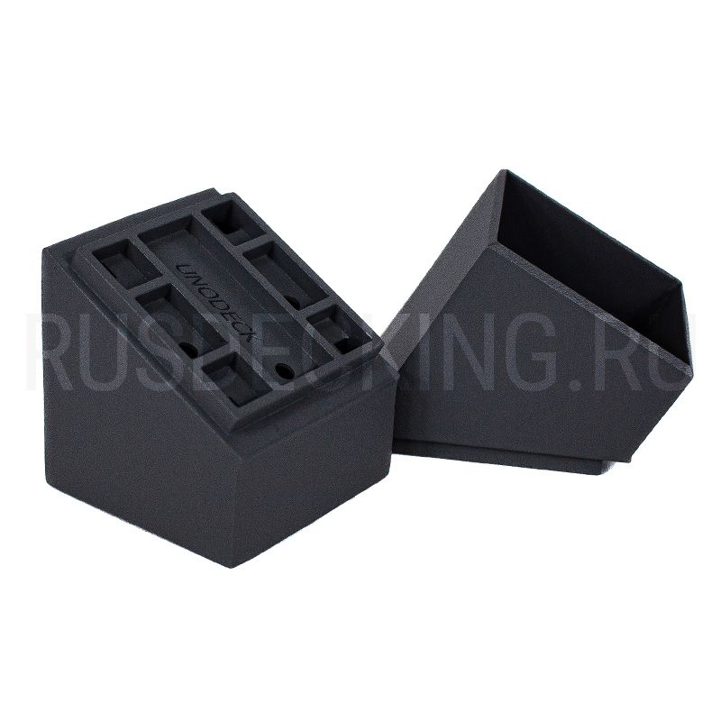 Крепление балясины наклонное RusDecking Unodeck Графит купить в Анапе