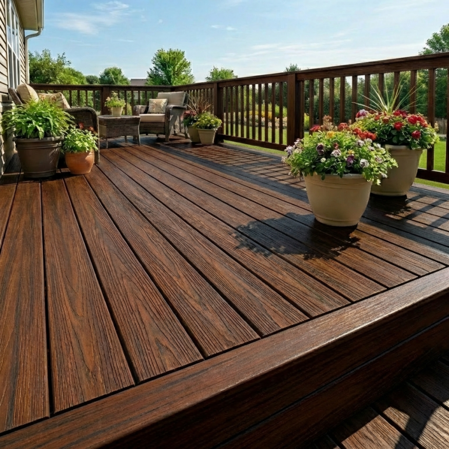 Террасная доска ДПК GardenParkett Табула, Венге купить в Анапе