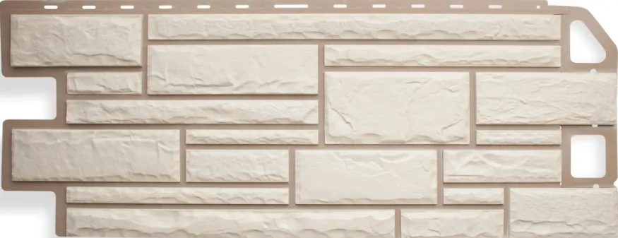 Фасадная панель Альта-профиль Камень Белый купить в Анапе