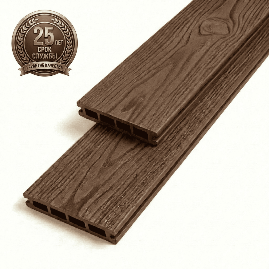 Террасная доска ДПК GardenParkett Табула, Светло-коричневый купить в Анапе