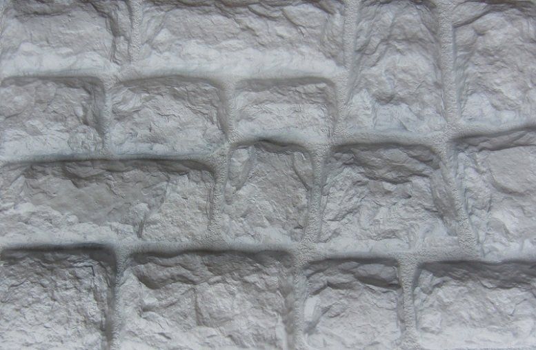 Фасадная панель Аэлит Крупный Белый Камень купить в Анапе