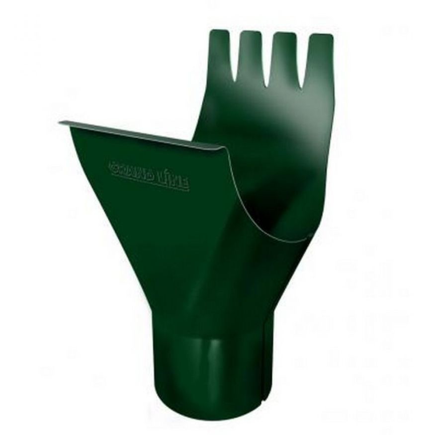 Водосточная воронка Grand Line, зеленая (RAL 6005) купить в Анапе