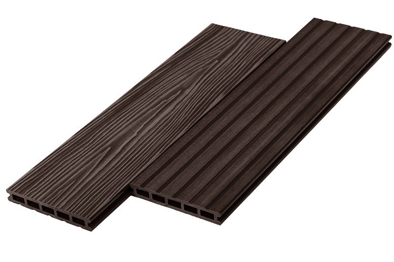 Террасная доска из ДПК RusDecking Unodeck Mogano - Цвет Венге купить в Анапе