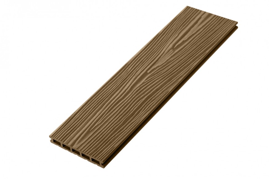 Террасная доска ДПК RusDecking Unodeck Могано - Цвет ореха купить в Анапе