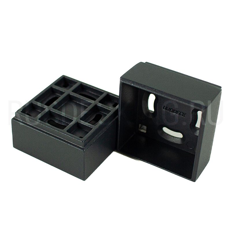 Крепление балясины прямое RusDecking Unodeck Графит купить в Анапе